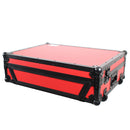 Prox XS-Prime4 WRB Flight Case pour Denon Prime 4 Système DJ autonome avec roues (noir sur rouge)
