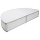 ProX XSA-2X2-8QR LUMOSTAGE™ 8-inch 2x2 ft Quarter Round Acrylic Stage Platform