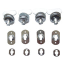 ProX XT-BP12AH 12" X 12" F34 Aluminum Top Plate W-Twist Locks for Totems