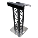 ProX XT-LECTERN24 BL Truss Lectern 24" Black Powder Finish Aluminum Fits F34 w/ 4x Punched for D-Series Connectors
