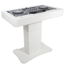 ProX XZF-DJCTW Control Tower DJ Podium for Pioneer DDJ-REV7 XDJ-XZ DDJ-1000 RANE One (White Finish)