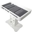 ProX XZF-DJCTW Control Tower DJ Podium for Pioneer DDJ-REV7 XDJ-XZ DDJ-1000 RANE One (White Finish)