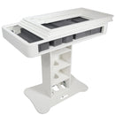 ProX XZF-DJCTW Control Tower DJ Podium for Pioneer DDJ-REV7 XDJ-XZ DDJ-1000 RANE One (White Finish)