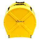 Hardcase HNP20BY 20" Bass Drum Case with Wheels and Pull Handle (Yellow)