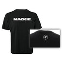 Mackie T-Shirt Uni Noir avec Logo Blanc - XL