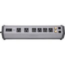 Furman Pst-6 Power Station Home Theater Power Conditioner Amp Surge Protector - 6 Outlets - Red One Music