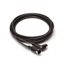 Hosa Ada-725 Bulk 25 25 Foot Phantom Midi Cableright-Angle 7-Pin Din To 7-Pin Din - Red One Music