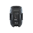 Gemini AS-15TOGO Haut-parleur de sonorisation actif portable alimenté par Bluetooth avec amplificateur de classe AB 500 W - 15"