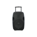 Gemini AS-15TOGO Haut-parleur de sonorisation actif portable alimenté par Bluetooth avec amplificateur de classe AB 500 W - 15"