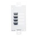 Ashly Wr-2 4-Position Push button Select Wall Remote (Decora Style) - Red One Music