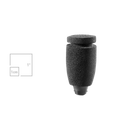 Audio-Technica AT8161 Gooseneck Metal Windscreen - Black