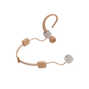 Audio-Technica AT8464X-TH Dual-Ear Adapter Kit - Theatre Beige