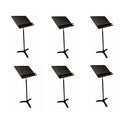 Manhasset M5006 6 Pack 6 Orchestral Music Stands - Red One Music