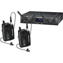 Audio-Technica Atw-1311L  System 10 Pro Rack-Mount Digital Dual Lavalier Mic System 24 Ghz - Red One Music
