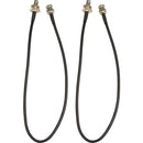 Audix CBLBNC24 24" 50-Ohm BNC Cables Pair For Front Mounting Antennas
