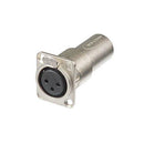 Neutrik Na3Fdm 3-Pin Xlr Female Passthrough Panel Mount - Red One Music