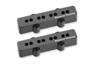 Seymour Duncan 11800-05-NK-BLK Jazz Cover Black Neck Lot de 6
