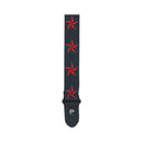 Profile PGS400-RS - 2" Red Start Polyester Guitar Strap
