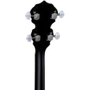 Luna MOONBIRD Banjo acoustique/électrique à 5 cordes avec micro - Noir satiné