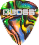 Boss BPK-72-AH Heavy Celluloid Guitar Picks (Abalone, 72-Pack)