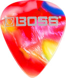 Boss BPK-72-MT Thin Celluloid Guitar Picks (Mosiac, 72-Pack)
