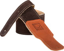 Boss BSS-25-BRN Premium Suede Guitar Strap - 2,5 ", Brown