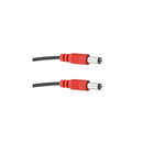 Voodoo Lab Pabar Ac Cable With 25Mm Straight Barrel -18 - Red One Music