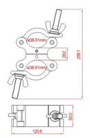 LC Group LCG-10021T Swivel Coupler - Silver