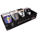 Odyssey CCD300E - Le boîtier CD en moquette peut contenir 100 boîtiers à bijoux ou 300 packs de visualisation