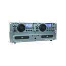 Gemini CDX-2250I Dual Rack Mount CD/USB Media Player, Blue Back Lit LED Display, Seamless Loop, Pitch Fader Control +/- 12%