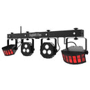 Chauvet Gigbar-Flex Stand Not Included 3-In-1 Lighting System With Led Derbys Pars And Strobes - Red One Music