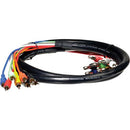 Hosa Cpr-802 Eight Channel Male Rca To Male 14 Phone Snake Cable - 66 2 M - Red One Music