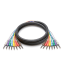 Hosa Css-803 14In Trs To 14In Trs Snake - 3 Meter - Red One Music