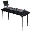 Odyssey CTBC2060 - Height Adjustable 60″ x 20″ Work Surface Carpet DJ Table