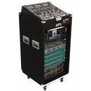 Odyssey CXP1118W - Rack combiné pour tapis CXP 11U supérieur 18U inférieur avec roulettes