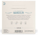 D'Addario EJ73-3D 3-Pack Phosphor Bronze Mandolin Strings Loop End Light 10-38