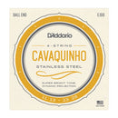 D'Addario EJ93 Stainless Steel Wound Cavaquinho Strings