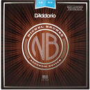 D'Addario NB1252BT Nickel Bronze Acoustic Guitar Strings Balanced Tension Light 12-52