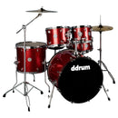 DDrum D2 5-Piece Complete Drum Kit (Red Sparkle)