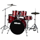 DDrum D2 5-Piece Complete Drum Kit (Red Sparkle)