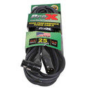ProX XC-XLR25FR Balanced Right-Angle XLR-F to XLR-M High Performance Audio Cable Female - 25 Feet