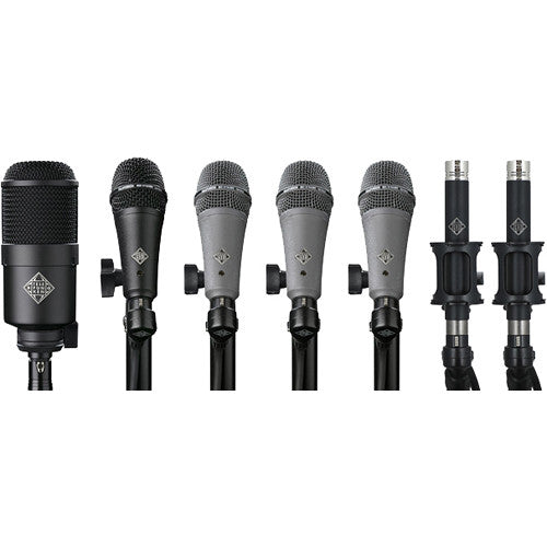 Telefunken DC7 Condenser & Dynamic Microphone System for Drum Kits (7