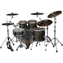 DDrum Dominion DM-ASH-522-TB Dominion Bouleau Pack de 5 coques avec placage en frêne Transparent Noir