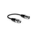 Hosa DMX-106 Adapter Lighting Cable XLR5M to XLR3F 6 Inch