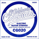 D'Addario CG020 XL Flat Wound Single Electric Guitar String - .020 Gauge