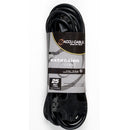 American DJ EC163-3FER25 Accu-Cable AC Extension Cord with Three Outlets 16 AWG (Black) - 25'