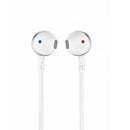 JBL T205 Chrome Earbud Headphones - Red One Music