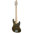Michael Kelly MKO5OYBMRC Element 5 OP Maple Fretboard Basse électrique - Pore ouvert Trans Yellow