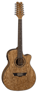 Dean EXOTICA QUILT ASH 12 Strings Acoustic Electric Guitar (Natural)