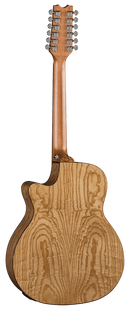 Dean EXOTICA QUILT ASH 12 Strings Acoustic Electric Guitar (Natural)